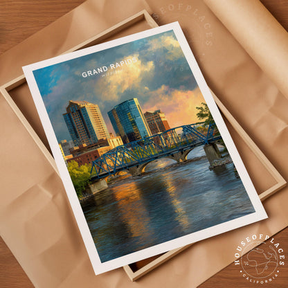 Grand Rapids travel poster – view 4