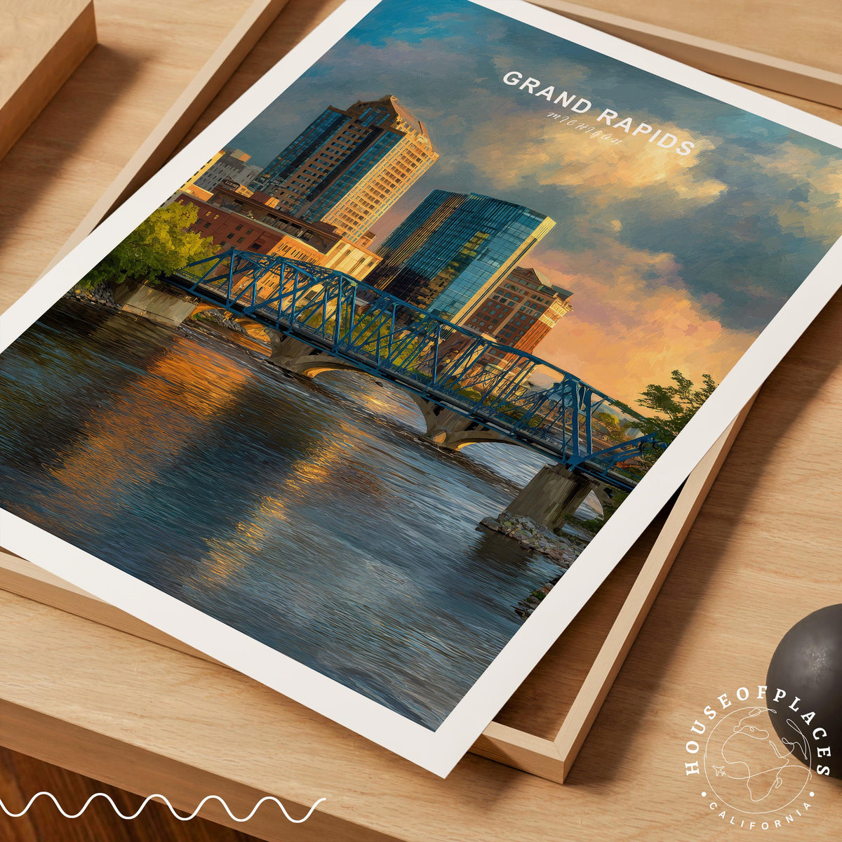 Grand Rapids travel poster – view 7