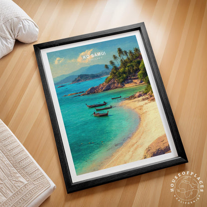Ko Samui travel poster – view 2