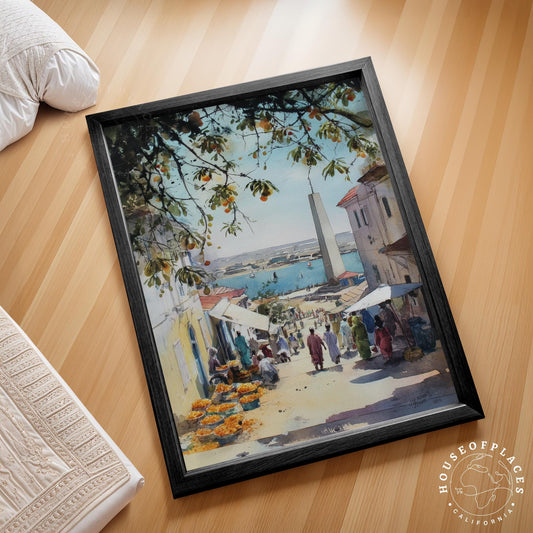 Dakar travel poster – view 2