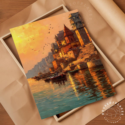 Varanasi travel poster – view 4