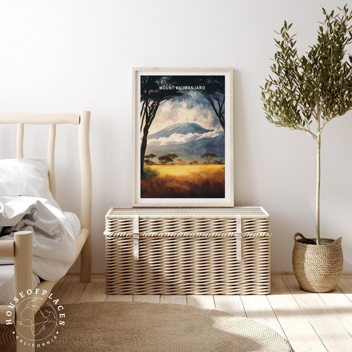 Mount Kilimanjaro travel poster – view 3