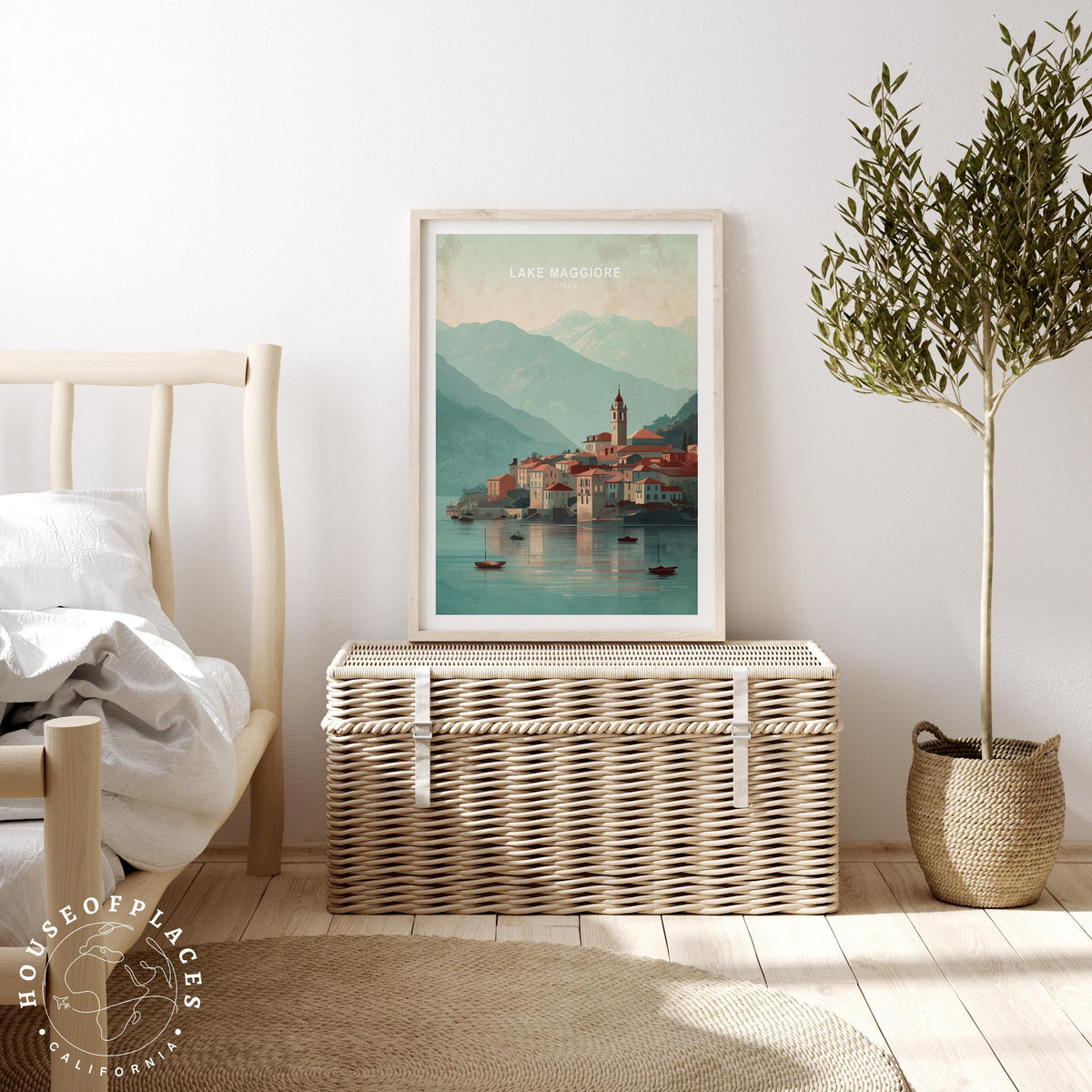 Lake Maggiore travel poster – view 3