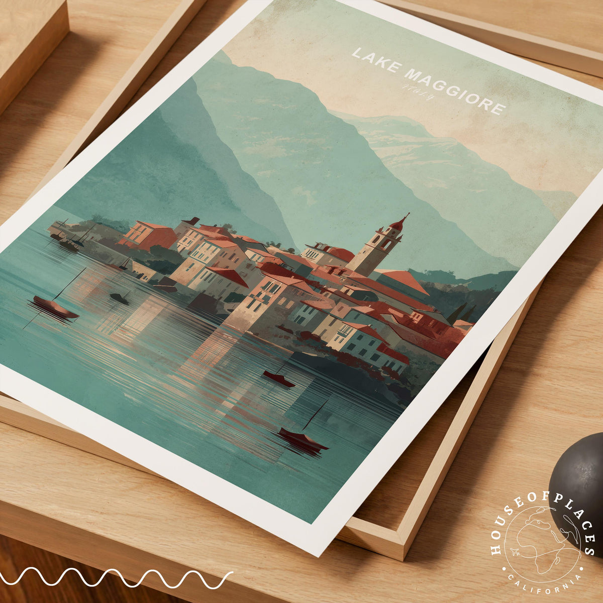 Lake Maggiore travel poster – view 7