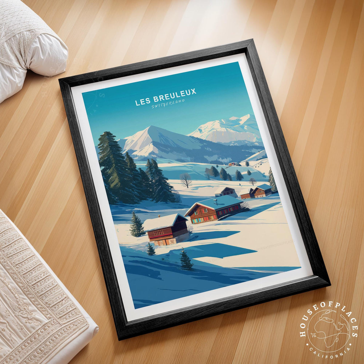 Les Breuleux travel poster – view 2