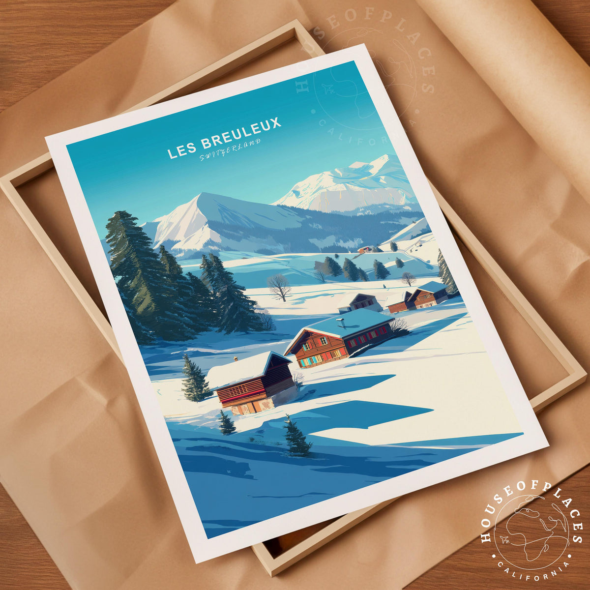Les Breuleux travel poster – view 4