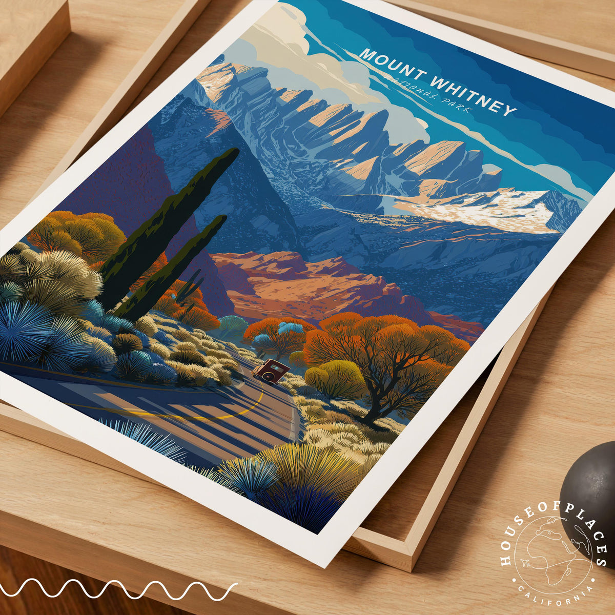 Mount Whitney travel poster – view 7