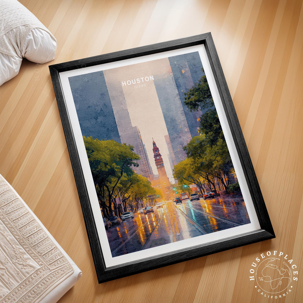 Houston travel poster – view 2