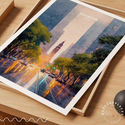 Houston travel poster – view 7