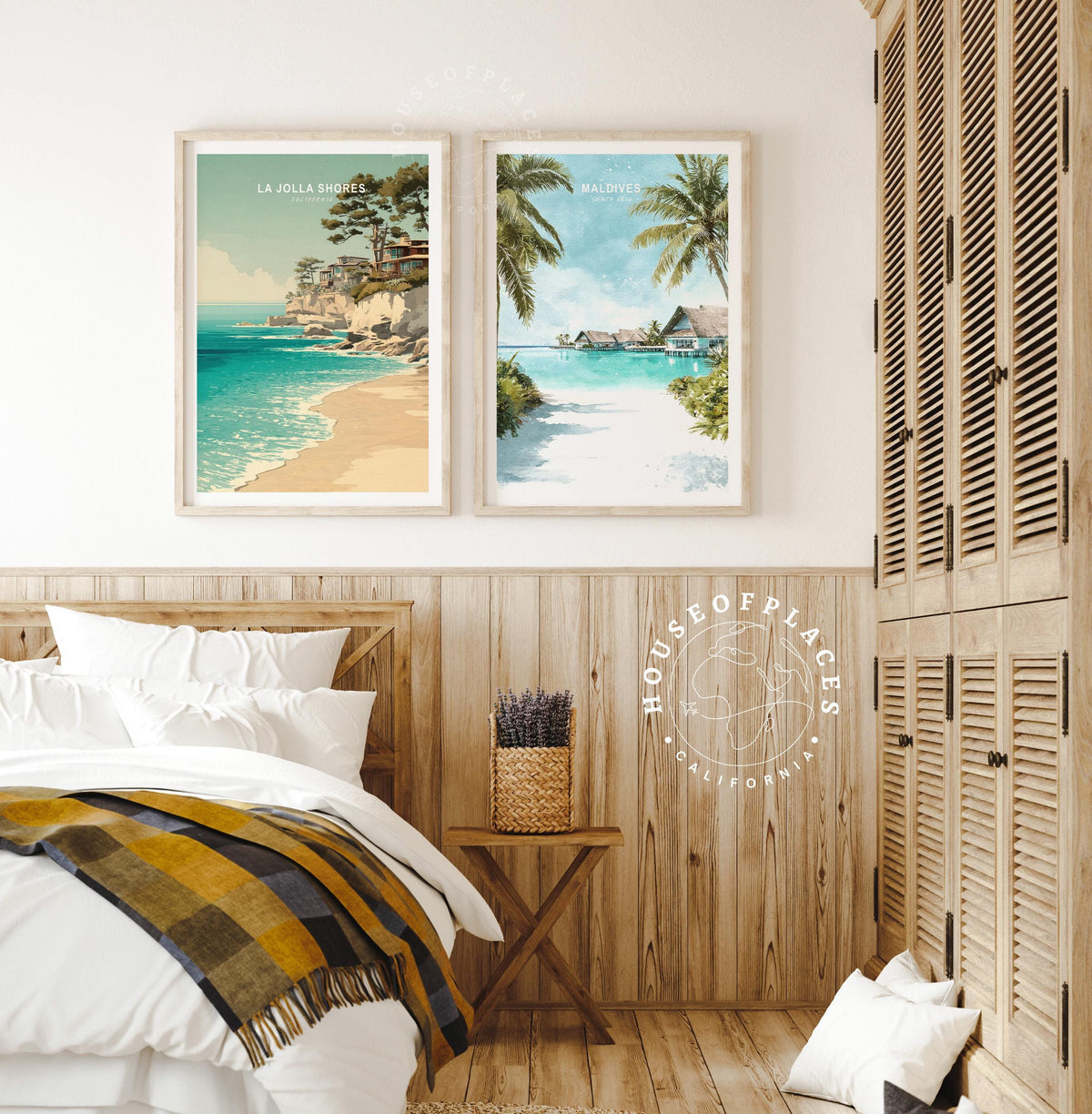 Maldives South Asia Tropical travel poster – view 9