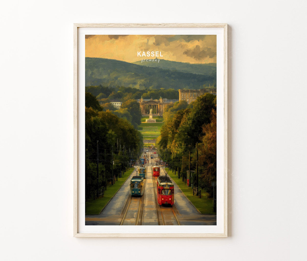 Kassel Travel Poster – European City Wall Art Print