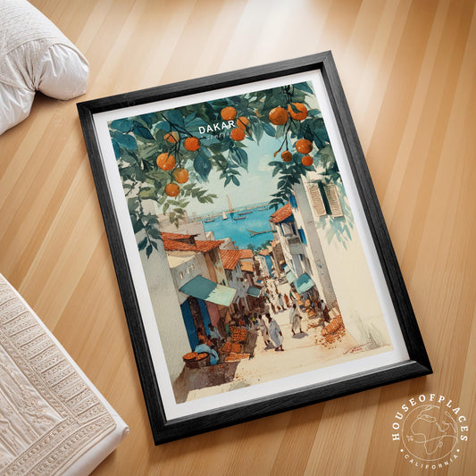 Dakar travel poster – view 2