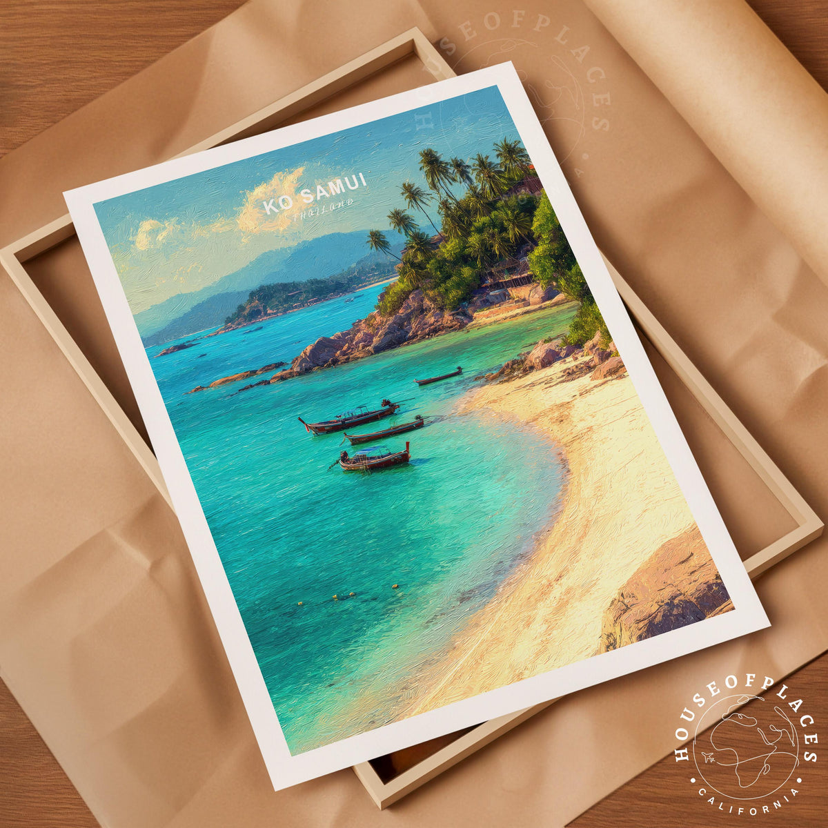 Ko Samui travel poster – view 4