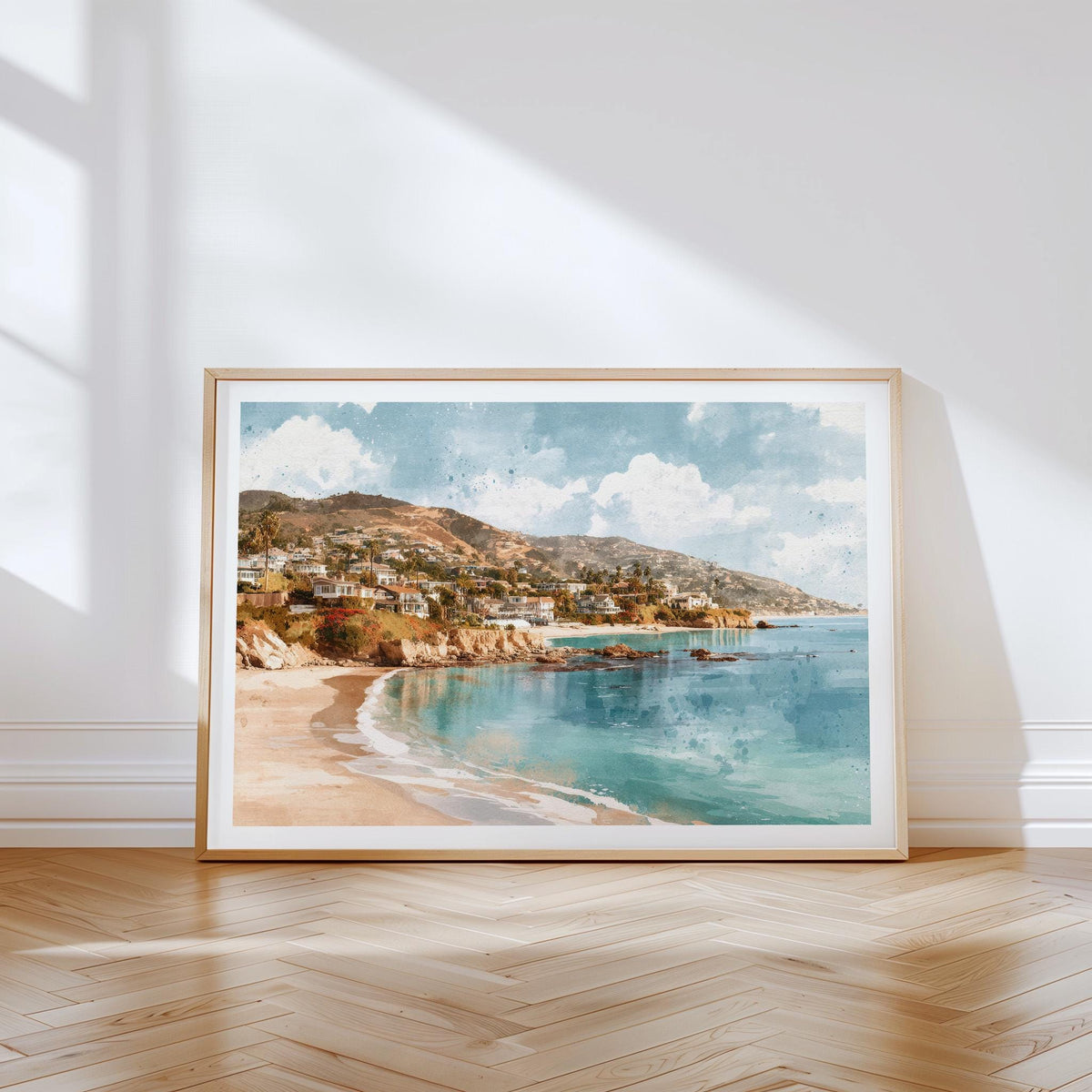 Laguna Beach Travel Poster – California Wall Art Print
