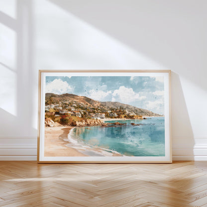 Laguna Beach Travel Poster – California Wall Art Print