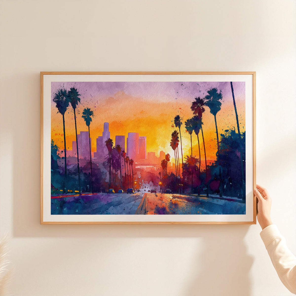 Los Angeles travel poster – view 2
