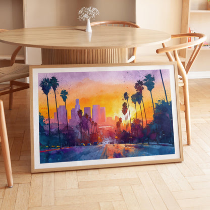 Los Angeles travel poster – view 6