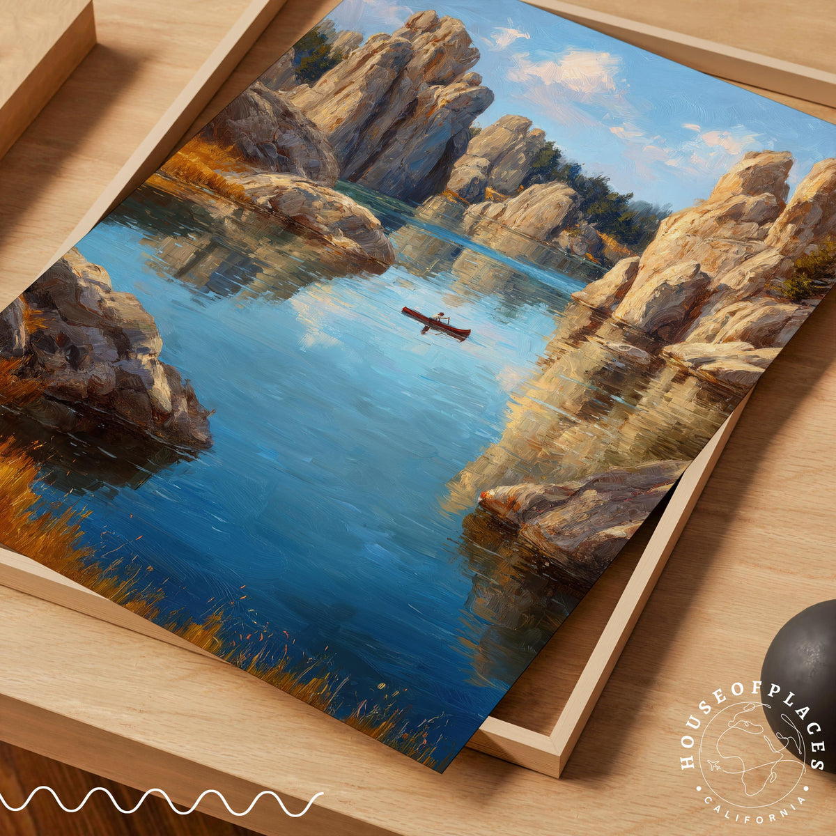 Sylvan Lake travel poster – view 7