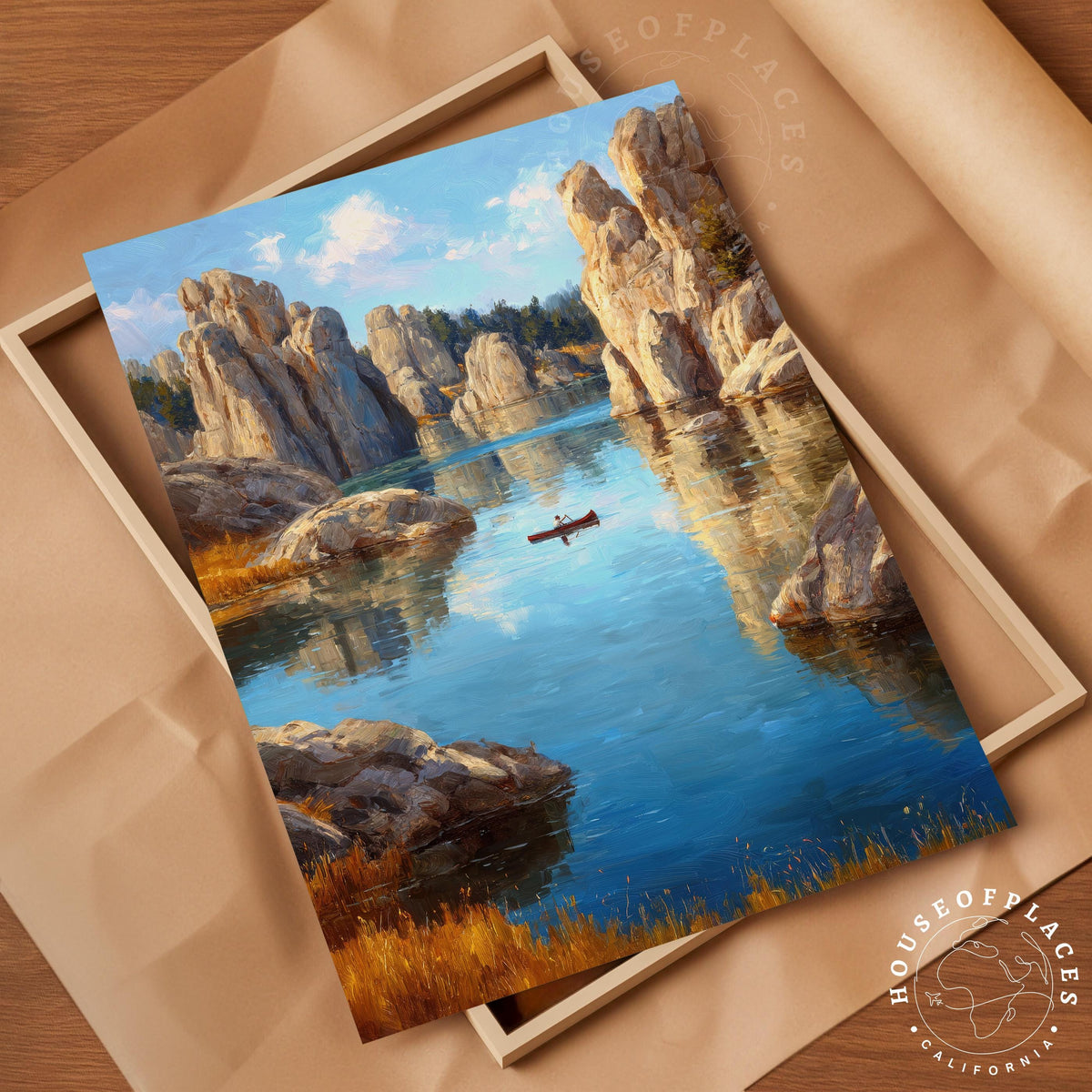 Sylvan Lake travel poster – view 4