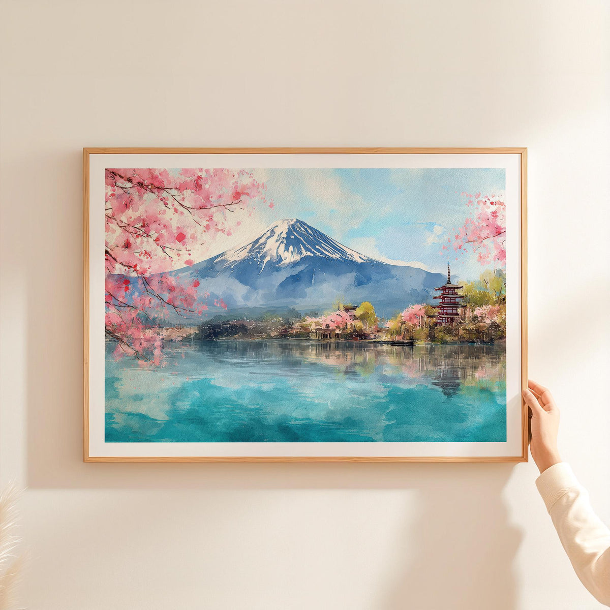 Mount Fuji travel poster – view 2