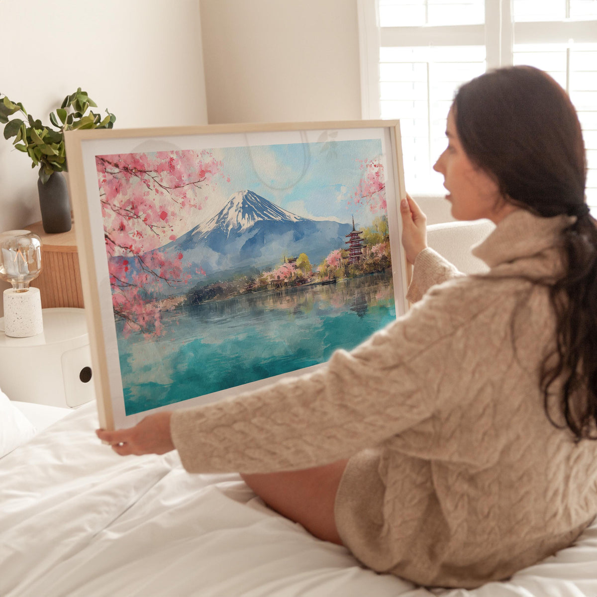 Mount Fuji travel poster – view 3