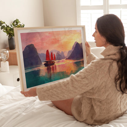 Ha Long Bay travel poster – view 3