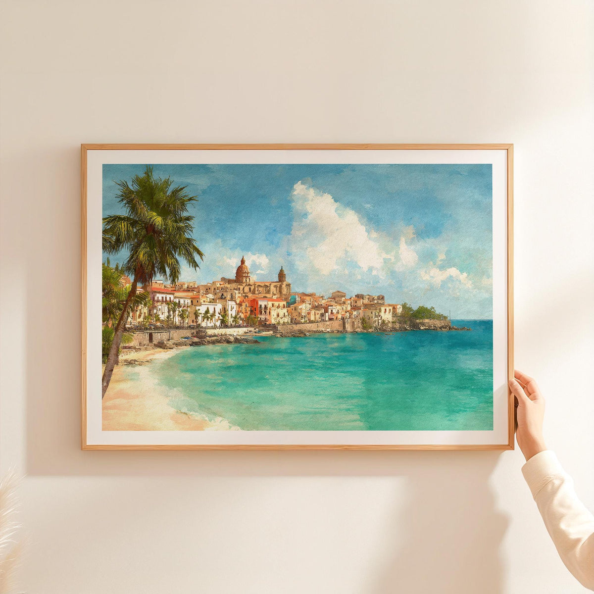 Sicily travel poster – view 2