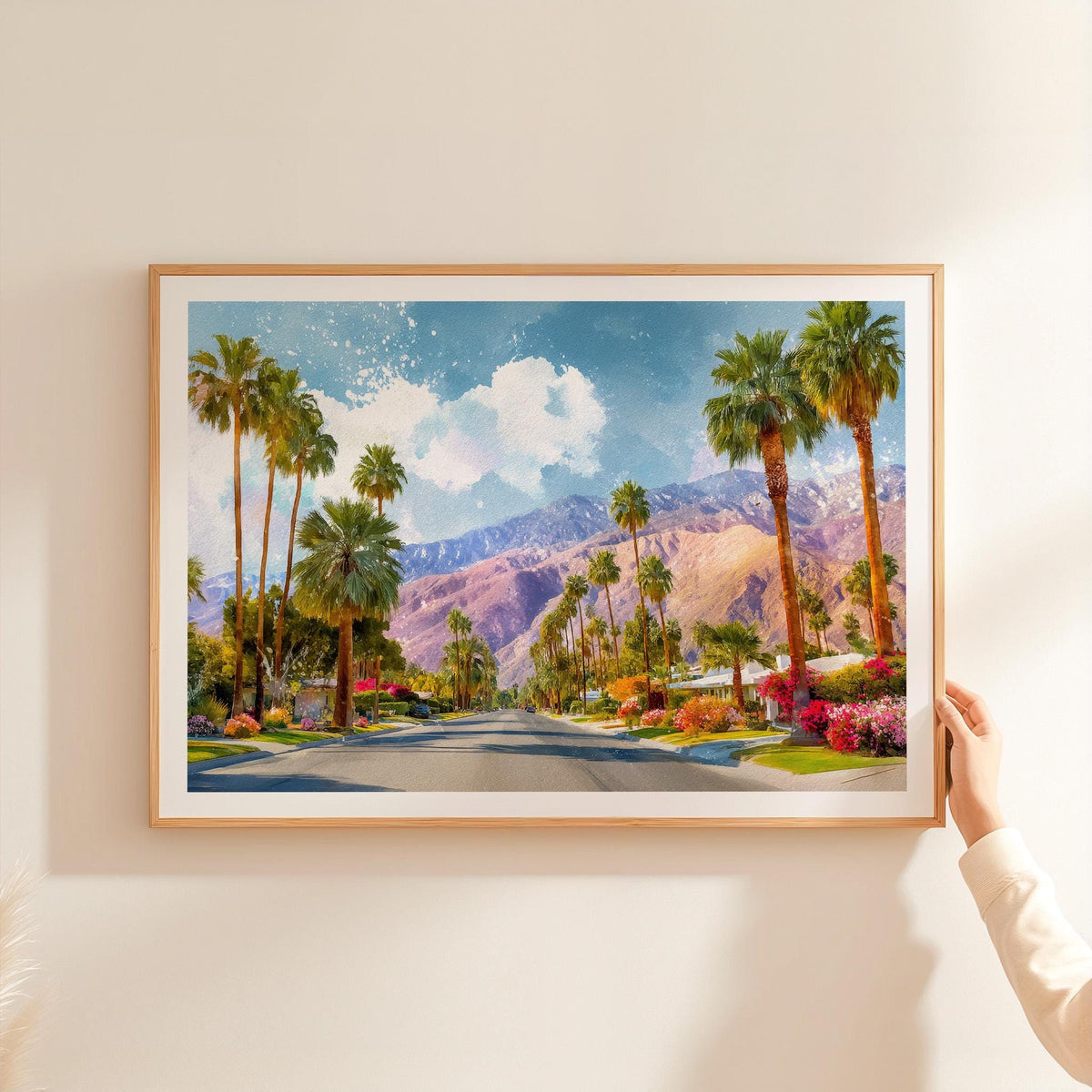 Palm Springs travel poster – view 2