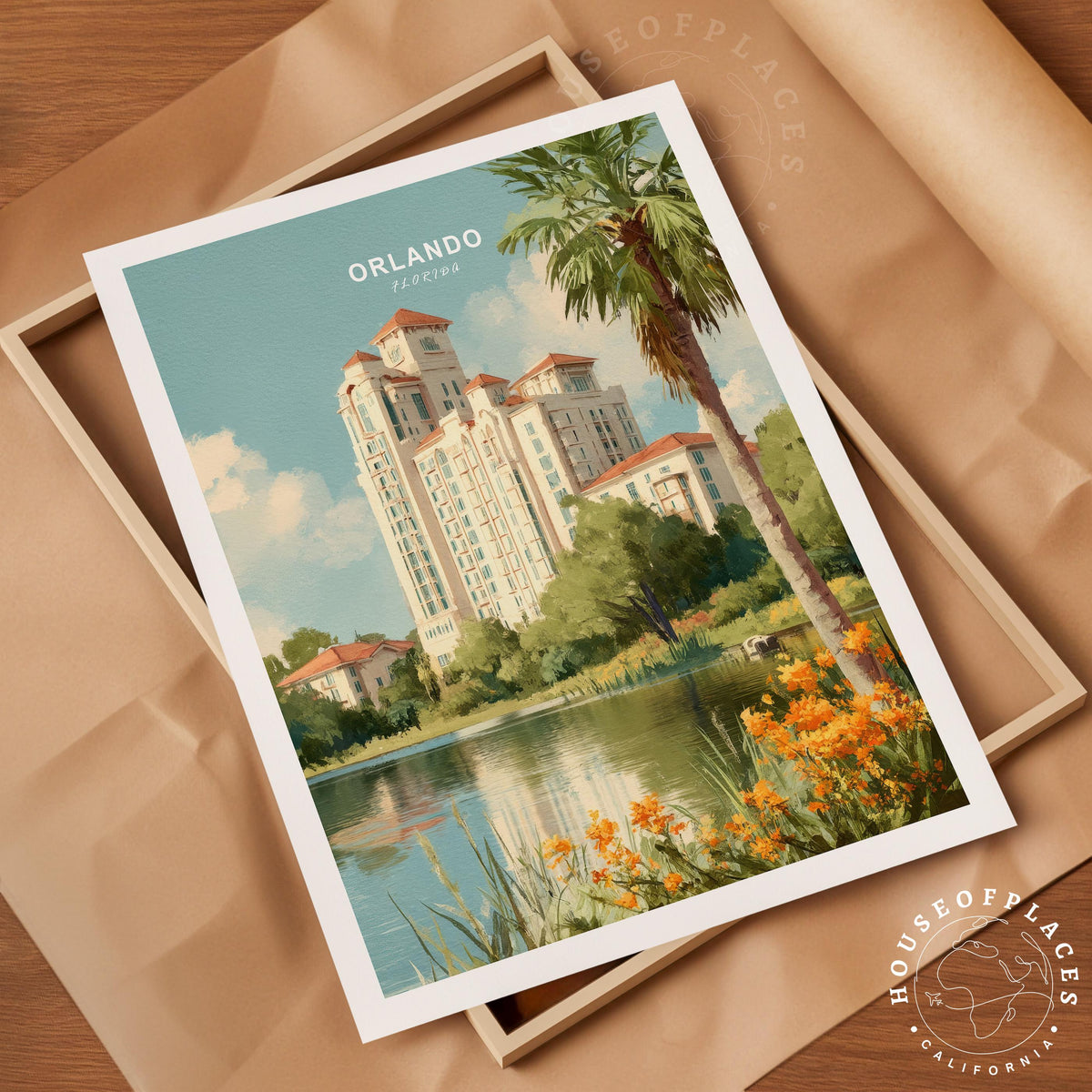 Orlando travel poster – view 4