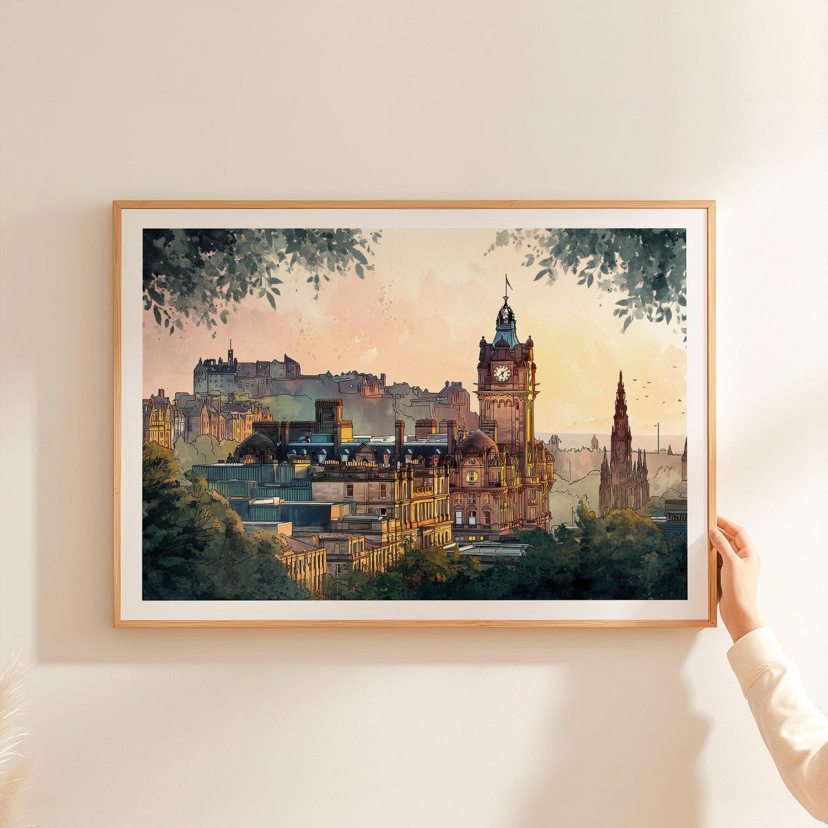 Edinburgh Castle travel poster – view 2