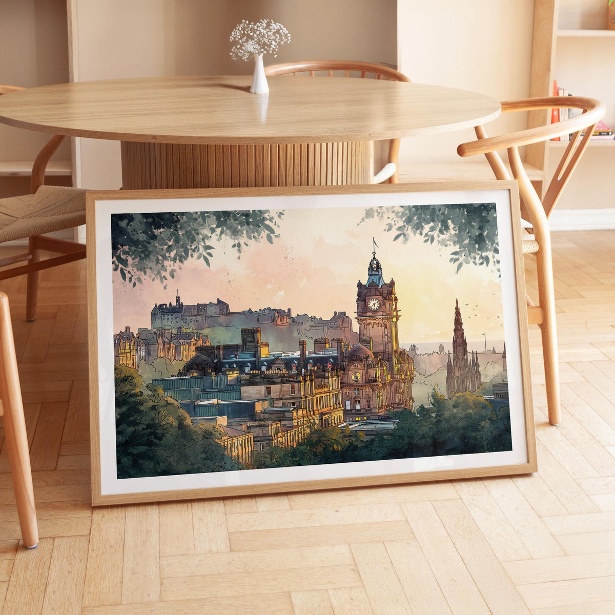 Edinburgh Castle travel poster – view 4