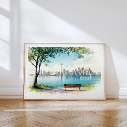 Toronto Travel Poster – Canada Wall Art Print