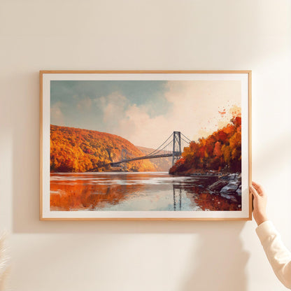 Hudson River Valley travel poster – view 2