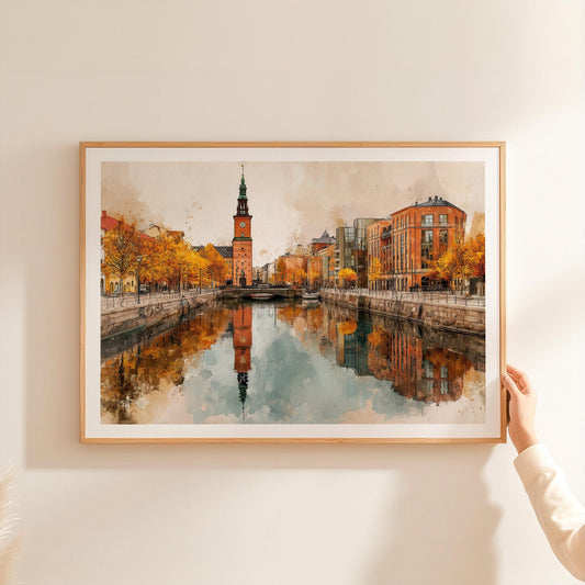 Malmö travel poster – view 2
