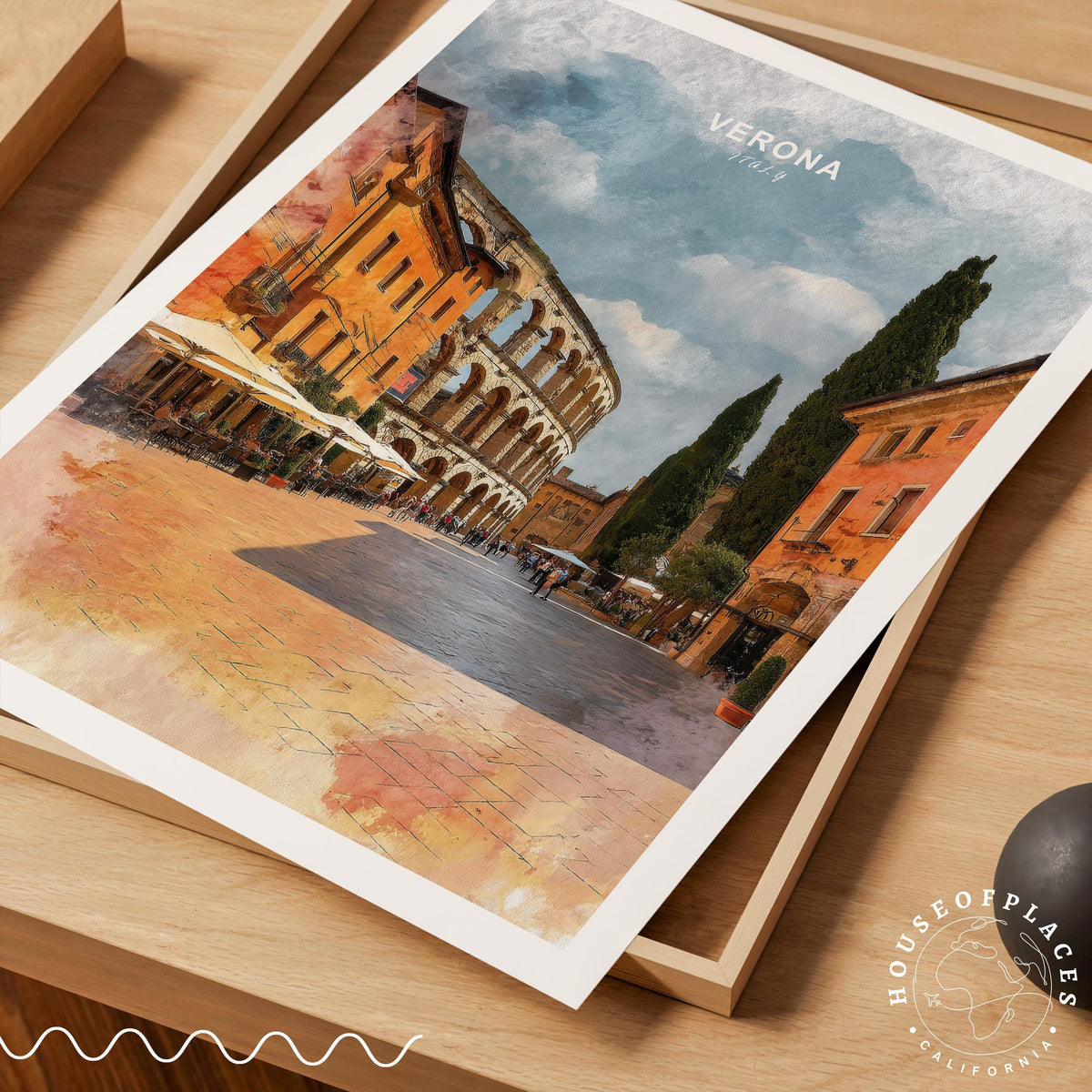 Verona travel poster – view 7