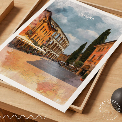 Verona travel poster – view 7