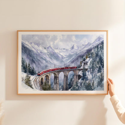Glacier Express travel poster – view 2
