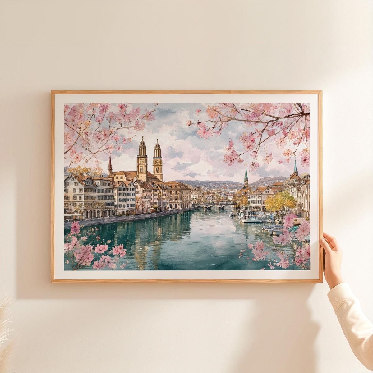 Zurich travel poster – view 2
