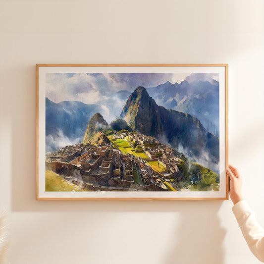 Machu Picchu travel poster – view 2