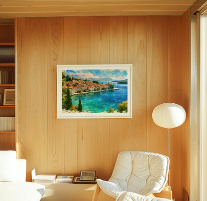 Cavtat travel poster – view 4