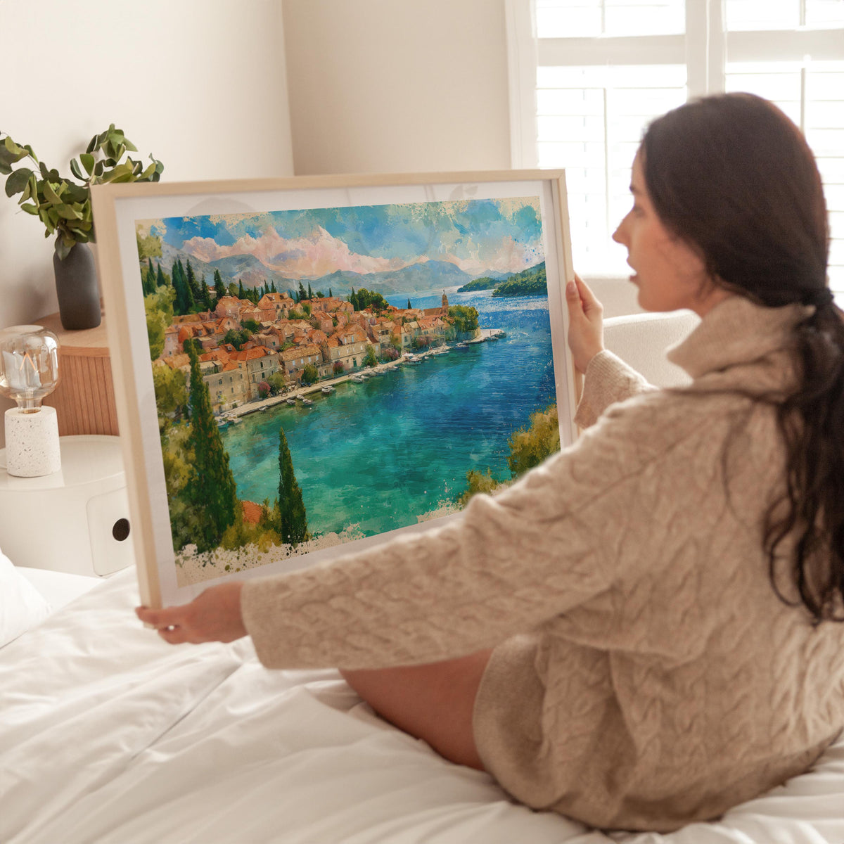 Cavtat travel poster – view 3