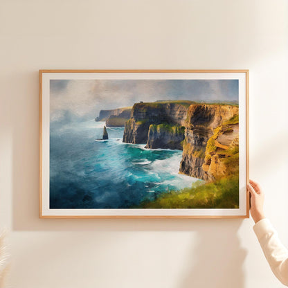 Cliffs of Moher travel poster – view 2