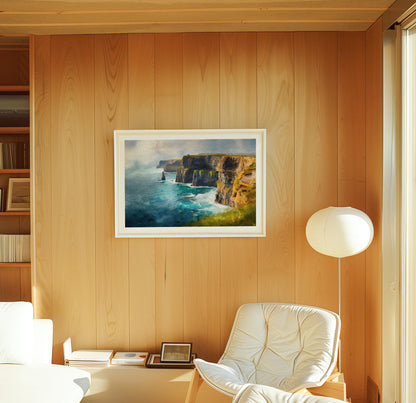 Cliffs of Moher travel poster – view 4