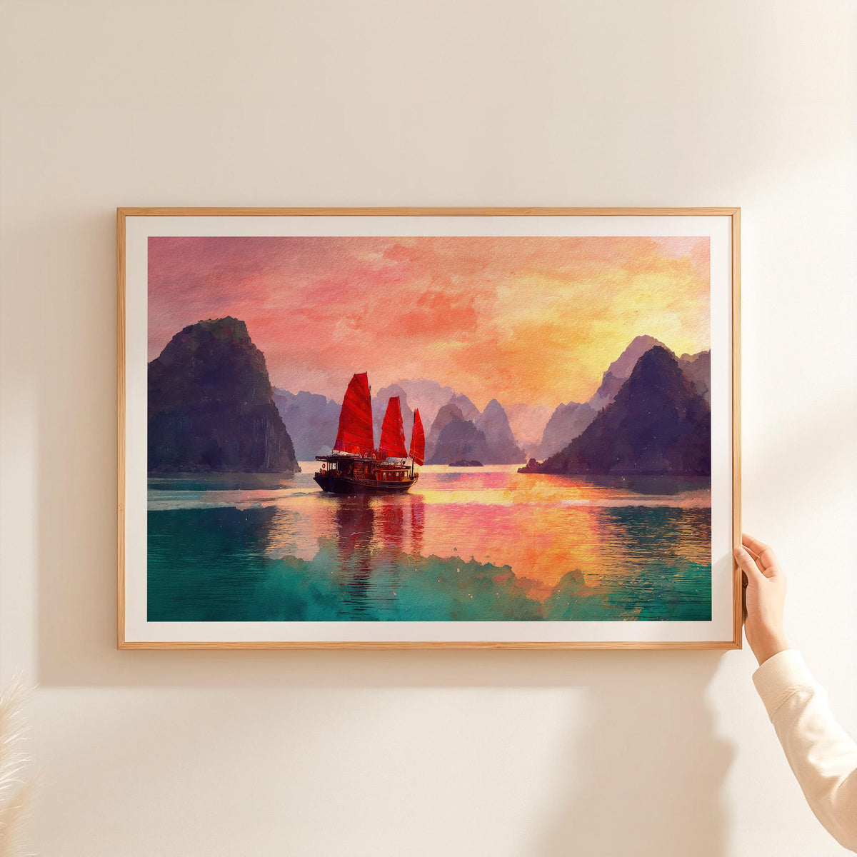 Ha Long Bay travel poster – view 2