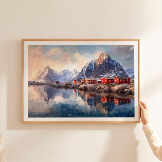 Lofoten travel poster – view 2