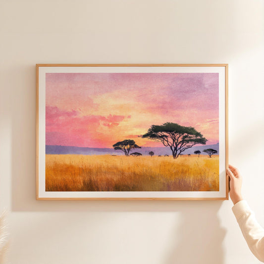 Masai Mara travel poster – view 2