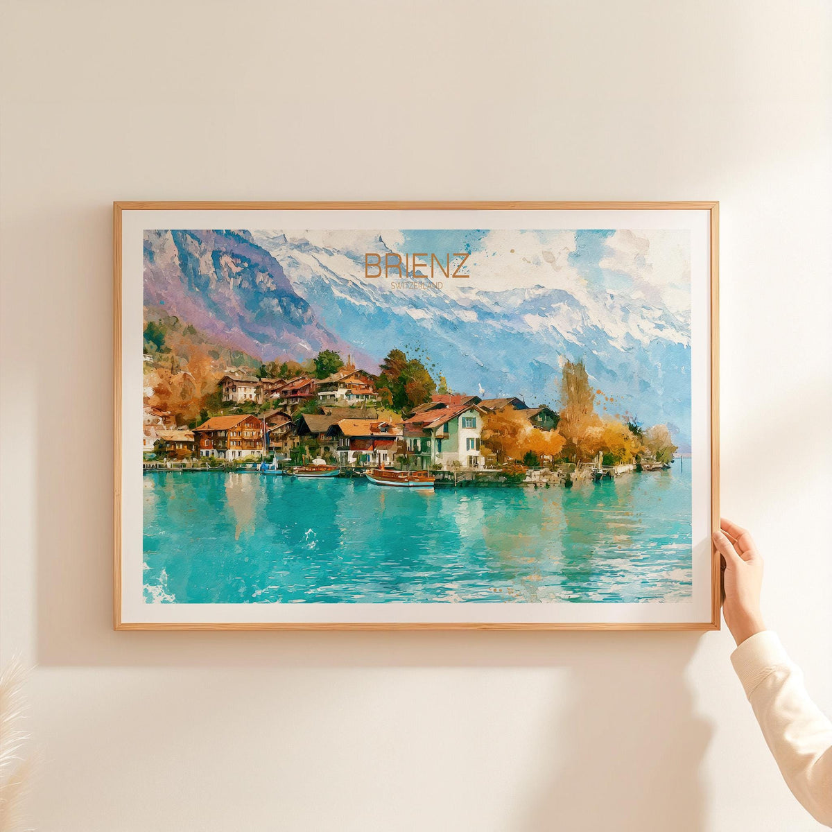 Brienz travel poster – view 2