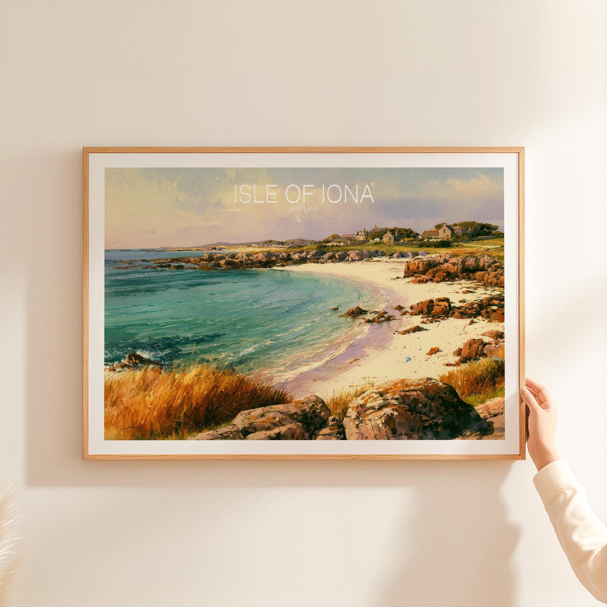 Isle of Iona travel poster – view 2