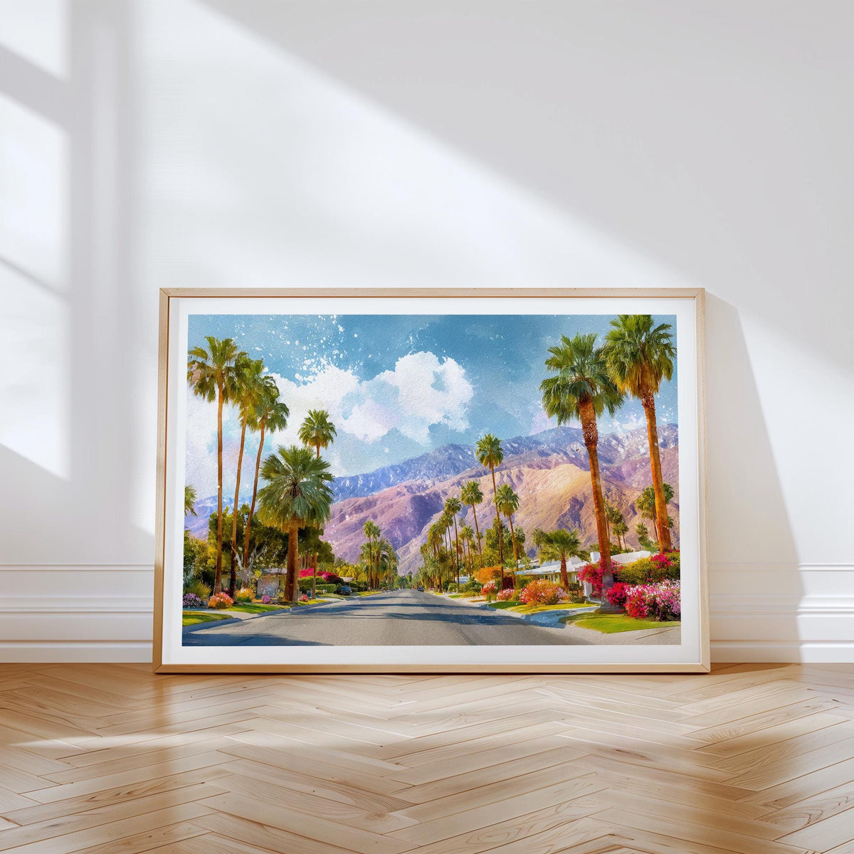 Palm Springs Travel Poster – California Wall Art Print
