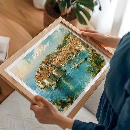 Dubrovnik travel poster – view 7